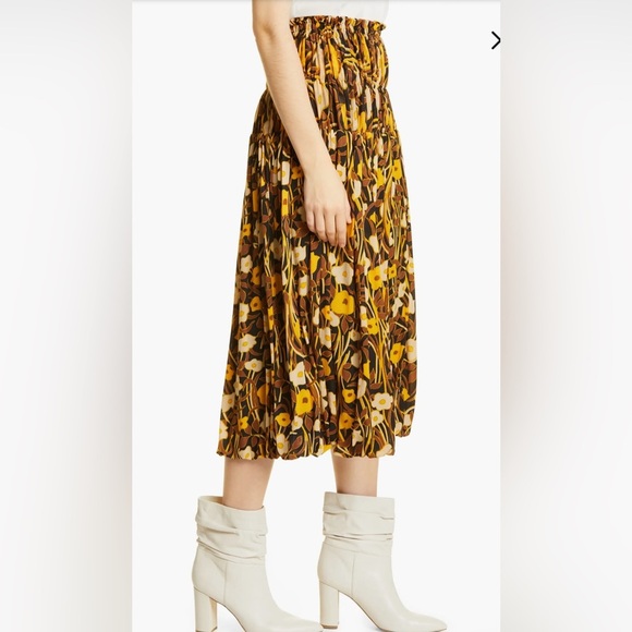 Rebecca Taylor Floral Tiered Mesh Skirt – Size Small - Picture 3 of 14